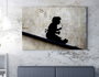 Wallity Lienzo Decorativo Banksy WY125 (70 x 100 cm)